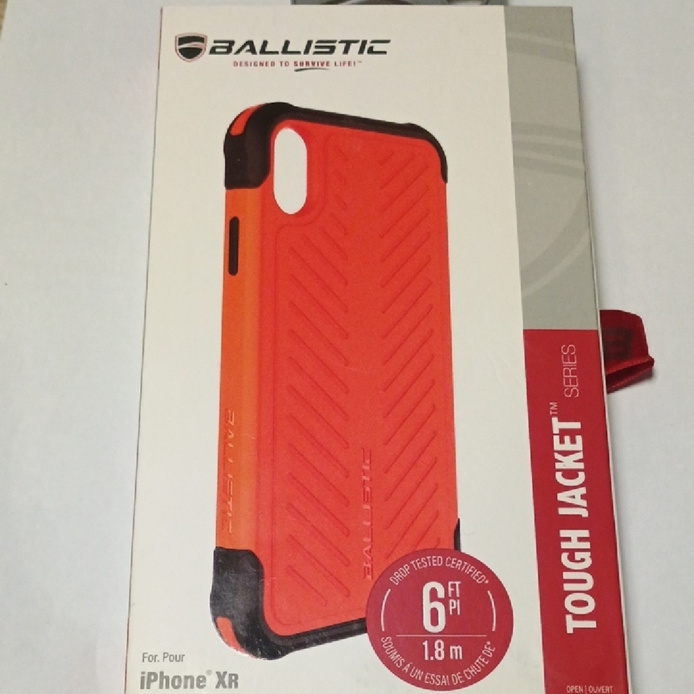 Tough Jacket Series Case for iPhone XR - Red and Black